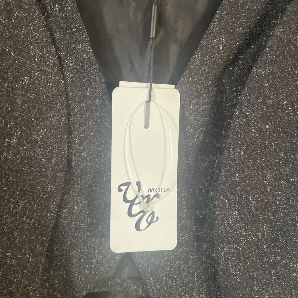 Vero Moda Cloak Vest in Dark Grey Cropped Attached Vest NWT 165 / 84a Small - Picture 5 of 7